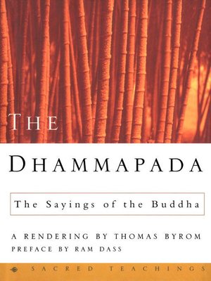 cover image of The Dhammapada